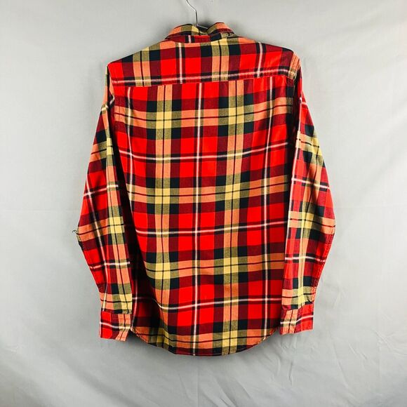 American Eagle Shirt Mens XS Red Plaid Button Down Long Sleeve Classic Fit - Picture 7 of 8